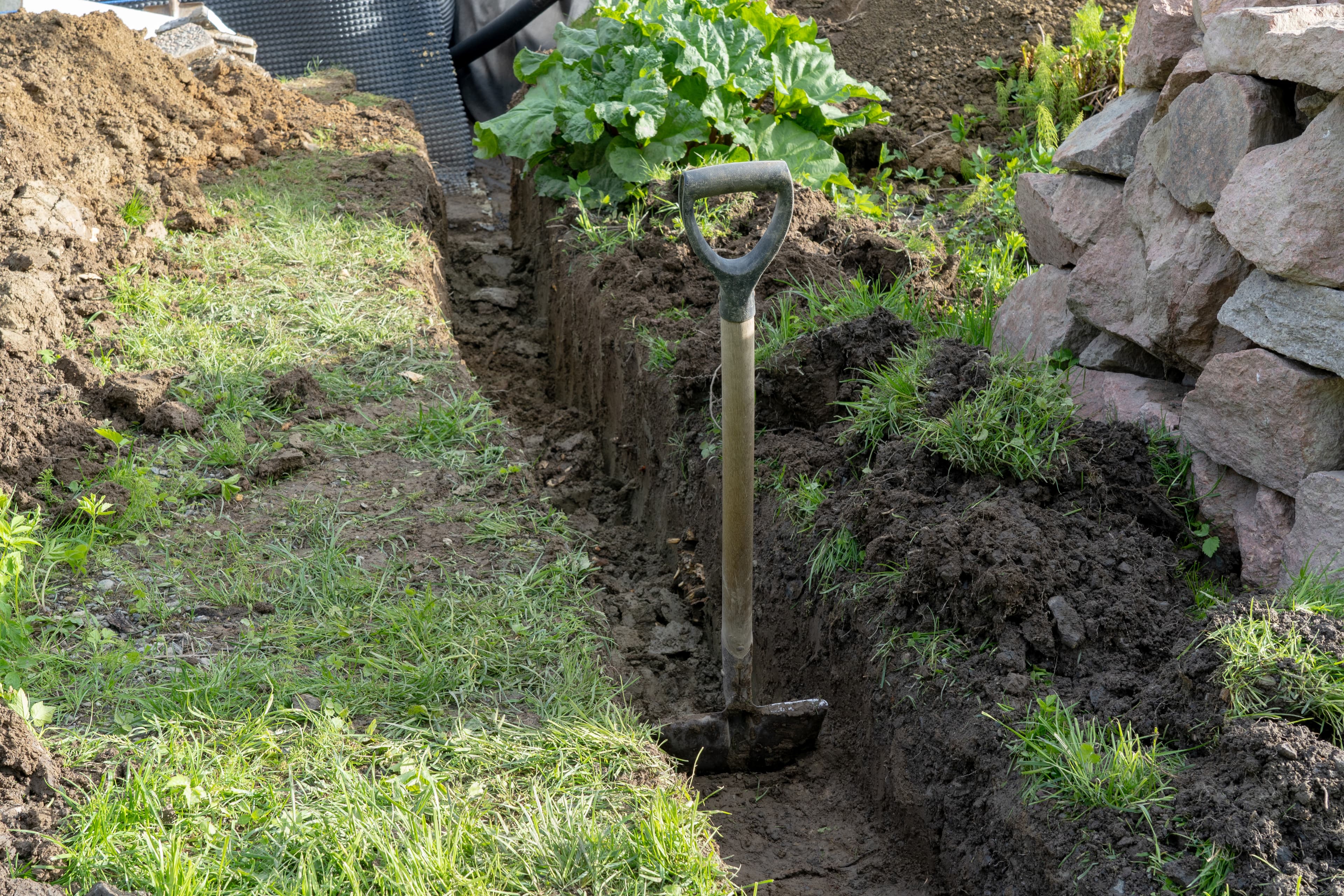 Perimeter French Drain Installation