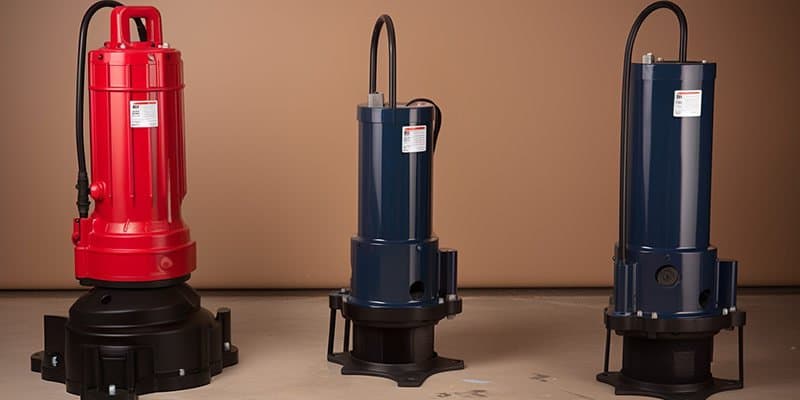 Deep cycle AGM marine battery backup sump pump system installed in a basement